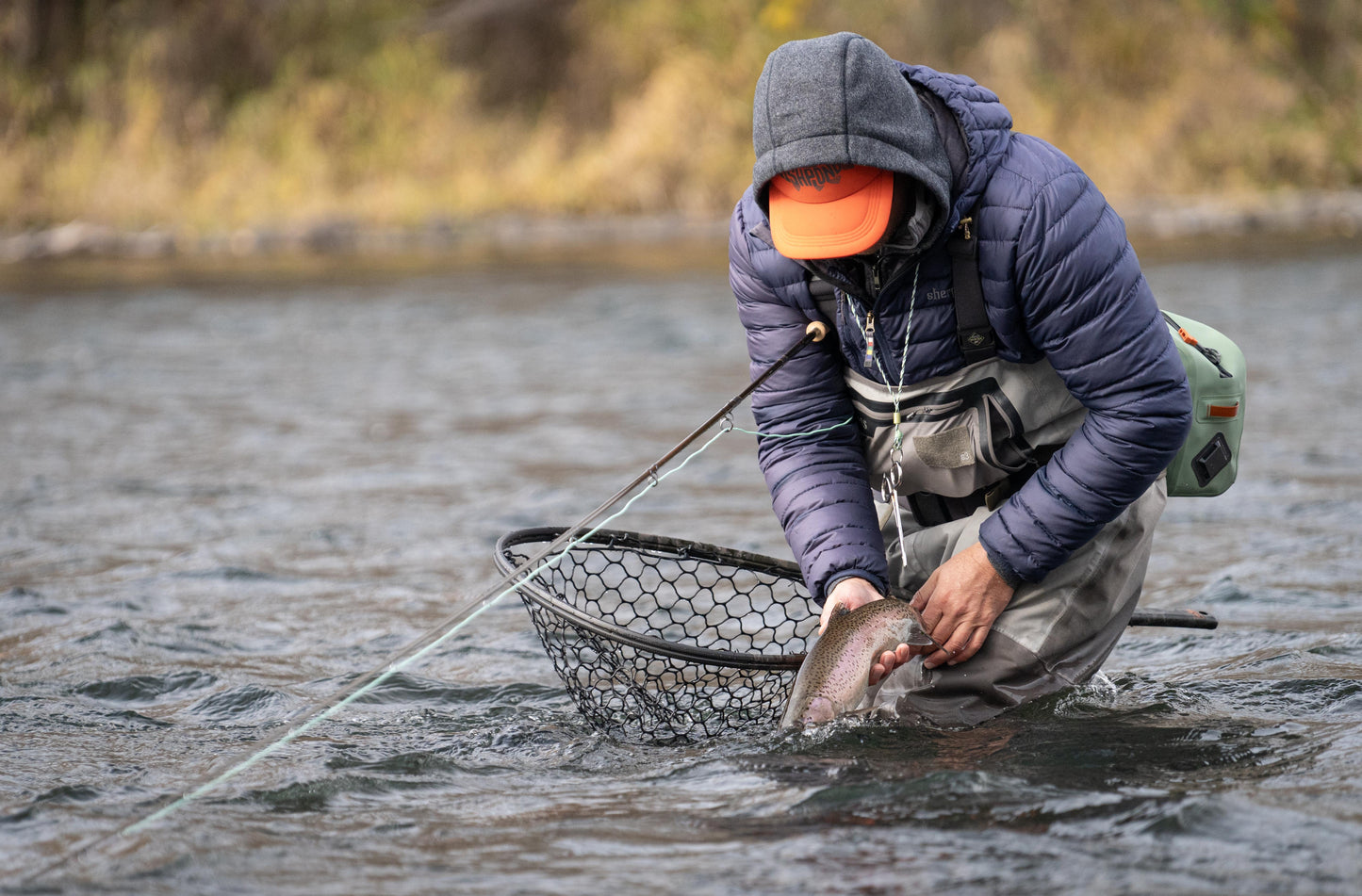 Fishpond Nomad® Mid-Length Boat Net - Wild Run Edition