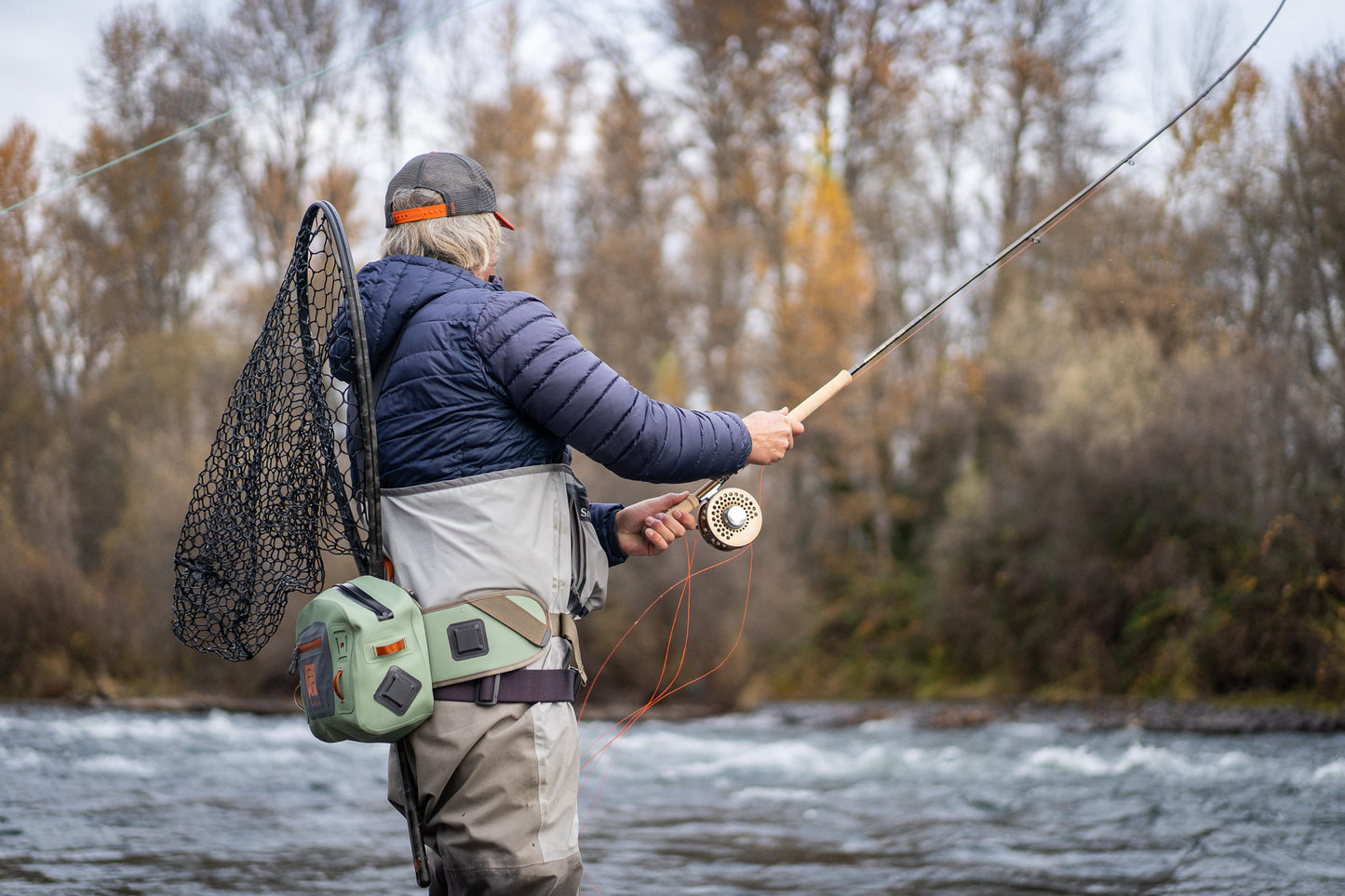 Fishpond Nomad® Mid-Length Boat Net - Wild Run Edition