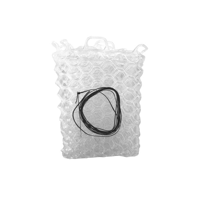 clear fishing net Fishpond 12.5" Nomad Replacement Rubber Net
