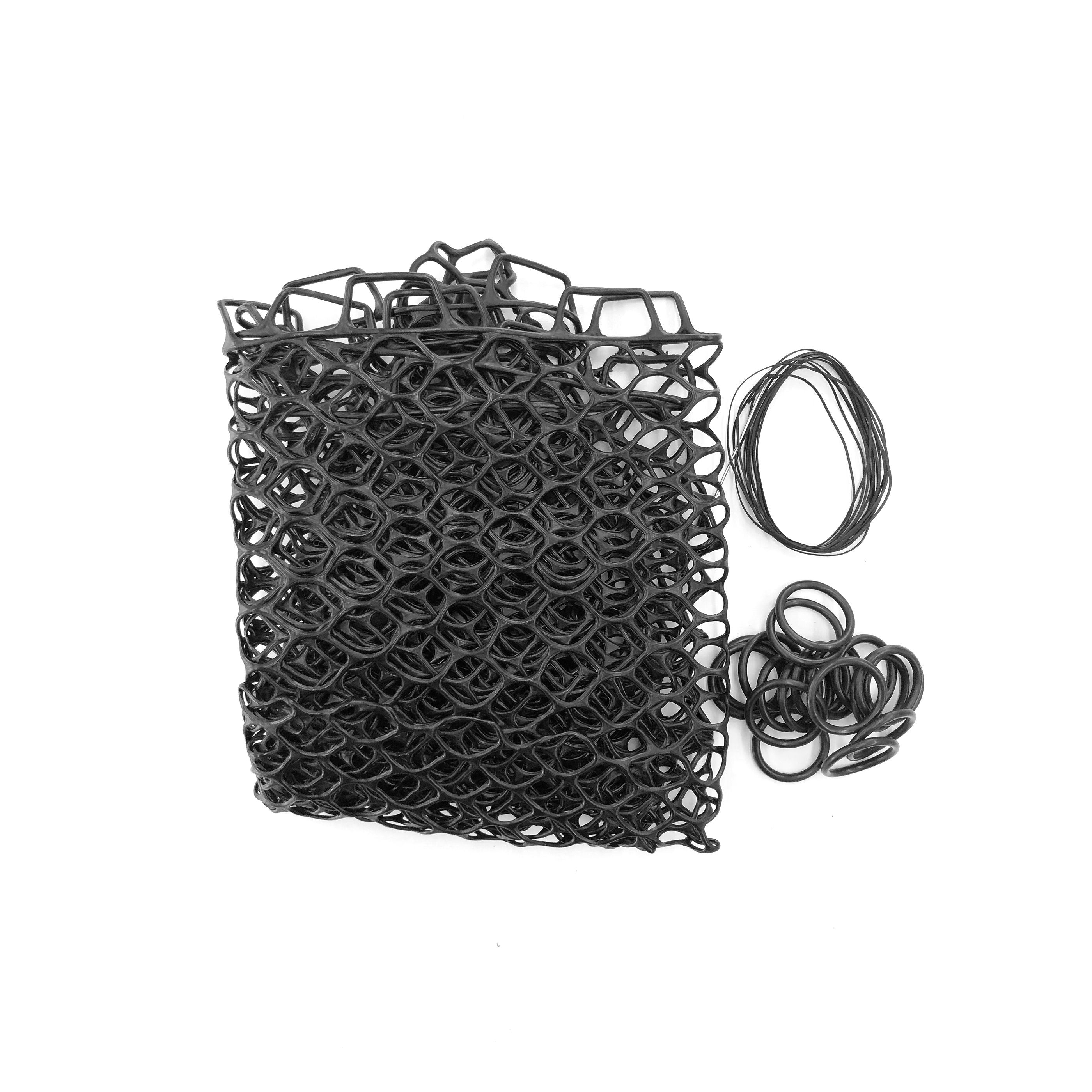 FOLOSAFENAR Fishing Rubber Net Replacement, Portable 40cm Depth High  Toughness Transparent Black Durable Fishing Net for Saltwater for Angler :  : Sports & Outdoors