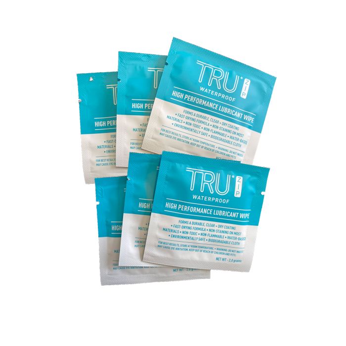 Stock | TruZip Lubricant Wipes - 6 Pack | 6