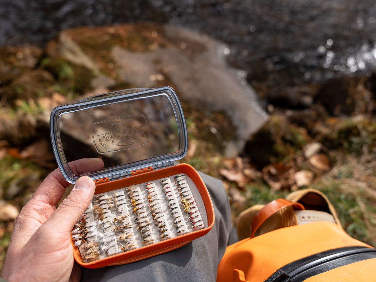 Fishpond Pescador Fly Box Burnt Orange-Clear-Tacky / Small Fishpond Pescador Fly Box Burnt Orange-Clear-Tacky / Small