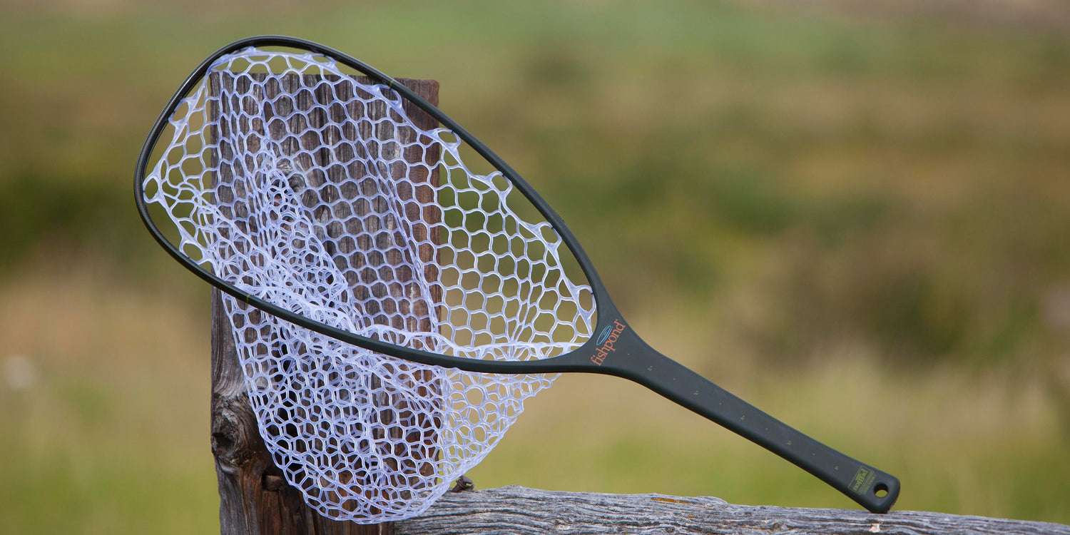 Fly Fishing Net Landing Net Trout Long Handle/Small Hole Net With Magnet