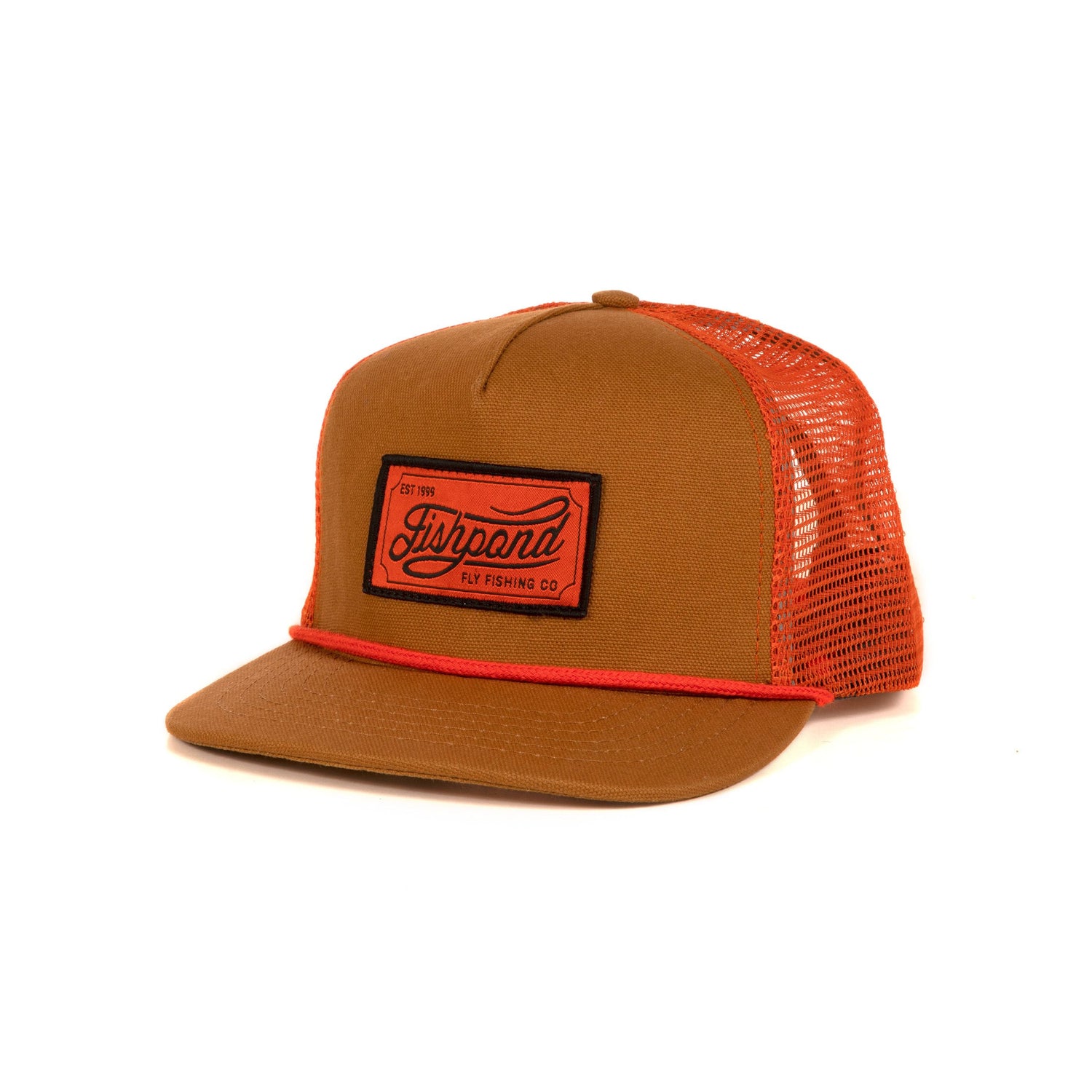 Heritage Trucker Hat - Sandbar/Orange – Fishpond
