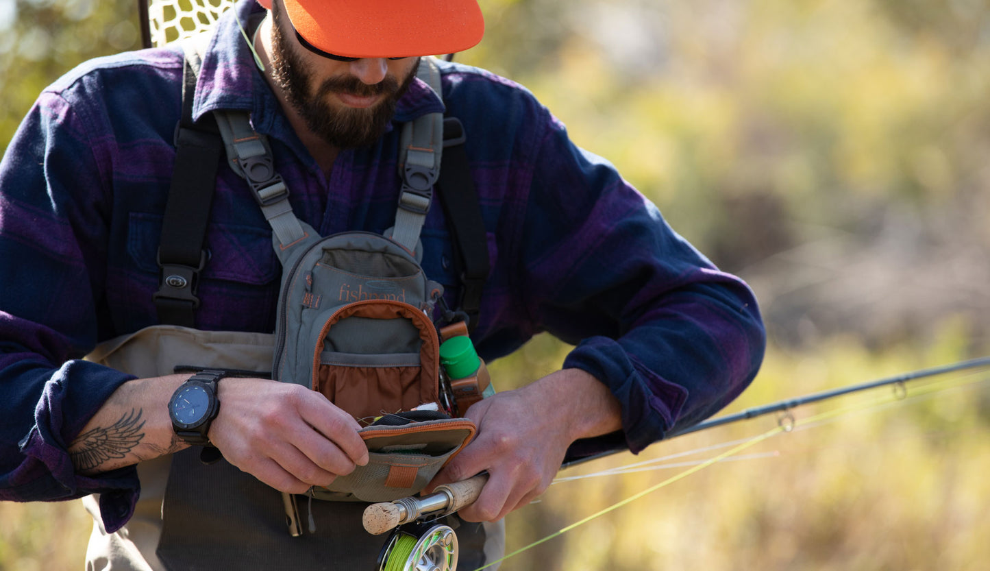 Minimalist Fly Fishing Pack  Fishpond Canyon Creek Chest Pack