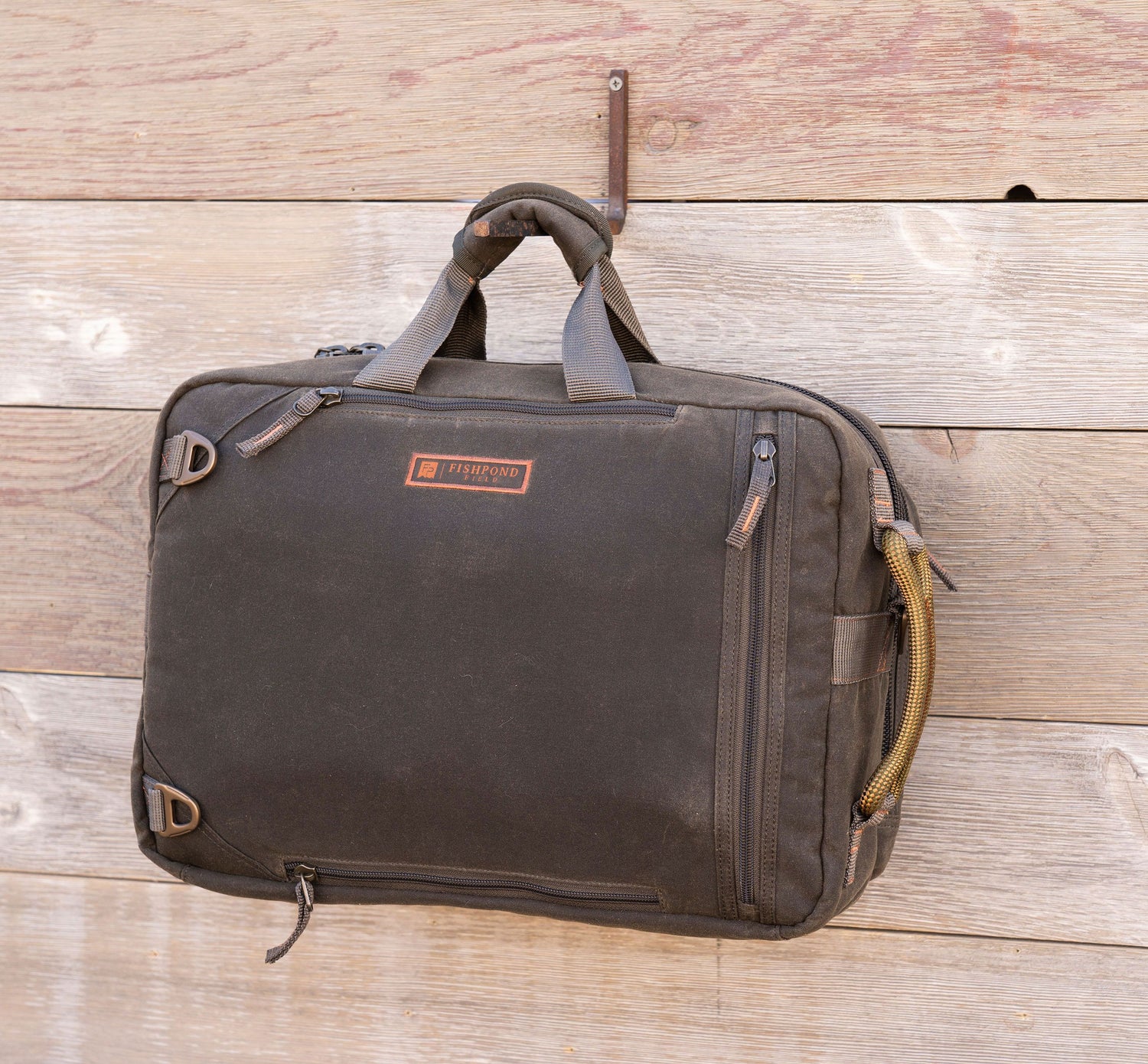Boulder Waxed Canvas Briefcase – Fishpond